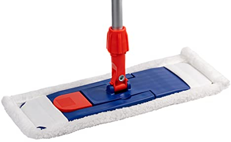 Sonty 1 Stück Wischmopp Set 40cm, Klapphalter Magnet, Mopstange Alu, Microfaser Mopp (1)