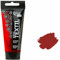 Krevo Art Pinturas para tela, resistentes al lavado, color rojo oscuro, acrílico a base de agua, tubo de 60 ml, apto para lavadora para fijar, cubriendo tejidos claros y oscuros