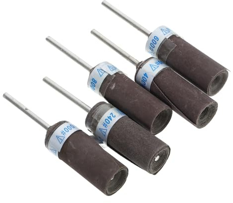 GALPADA 5 pièces Manchons de Ponçage Tambour Abrasifs pour Outil Rotatif Grains à Tambour Ponçage pour Polissage