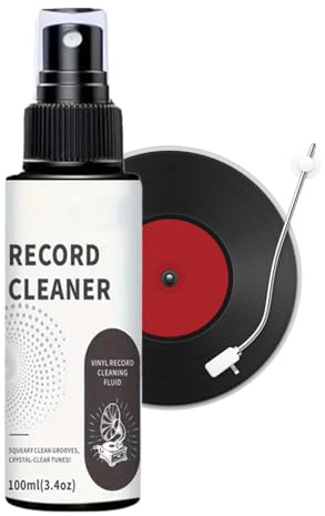 Soluzione Detergente Per Dischi - Liquido Per La Cura Del Fonografo, Spray Lucidante Per Manutenzione | Kit Di Pulizia Antimacchia Per La Polvere, Accessorio Professionale Per La Conservazion