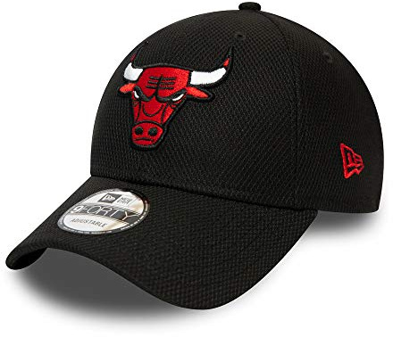 New Era Chicago Bulls NBA Cap 9forty Verstellbar Basecap Basketball Schwarz - One-Size