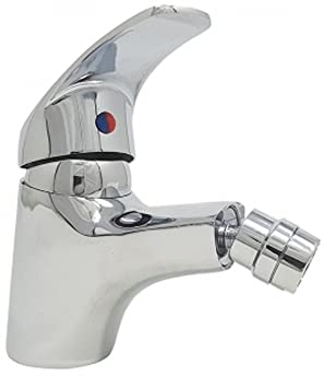 Robinet mitigeur pour lavabo de salle de bain et lavabo bidet en laiton chromé avec tête mobile