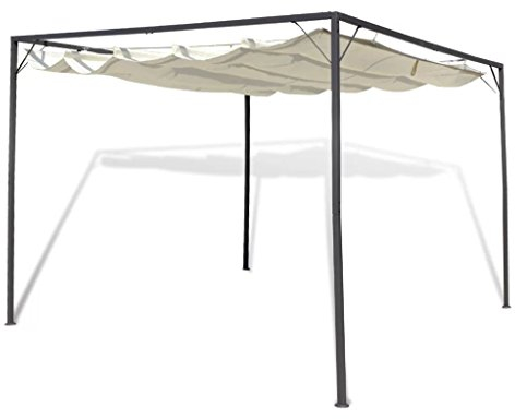 Gazebo da Esterno con tettoia Retrattile Gazebo Adatto a Tutti i Tipi di Tempo