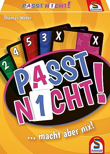 Schmidt Spiele 75054 Passt Nicht!, Kartenspiel