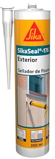 SIKA - Sellador de fisuras - SikaSeal 176 Exterior - Blanco - Sellador acrílico para juntas de conexion y movimiento - Fácil de aplicar - 300ml