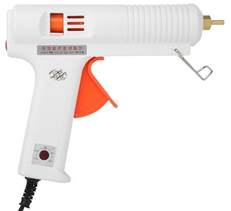Pistola Silicona Caliente, 150W AC100-240V Pistola de Pegamento Caliente a Batería Precalentamiento Rápido Pistola de Fusión industrial para manualidades Proyectos