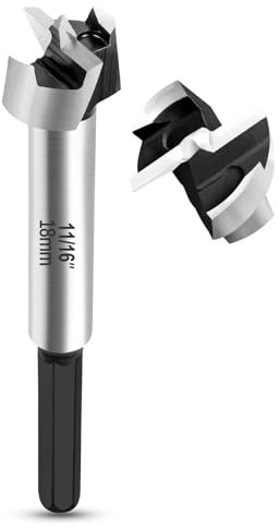 NICAVKIT Foret Forstner professionnel 18 mm pour bois, Ø 18mm - Sechskant, 1 pièce