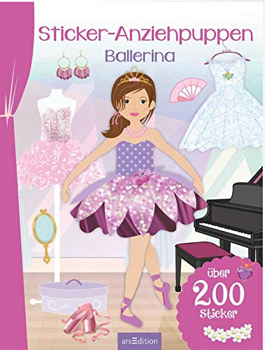 Sticker-Anziehpuppen Ballerina: Über 200 Sticker