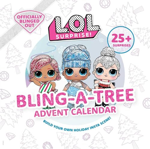 L.O.L. Surprise! Bling-A-Tree Advent Calendar: (LOL Surprise, Trim a Tree, Craft Kit, 25+ Surprises, L.O.L. For Girls Aged 6+)