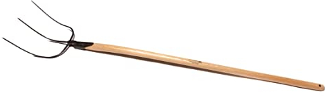 Heugabel mit Federdülle, 300x300x205 mm, 3 Zinken und 135cm Eschenstiel