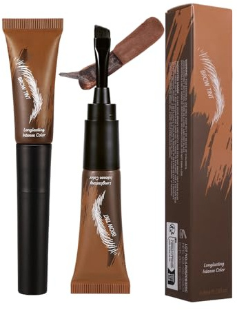 Brow Tint Peel Off -6,8ml Ögonbrynsfärg för kvinnor | Brynfärg - Semi-permanent vattentät ögonbrynsfärgningsfärg Omedelbar för skönhetssmink Vardagsliv