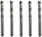 Saxton HSS Hole Saw Cutter Arbor Pilot Drill Bits 6.35mm x 80mm (5)