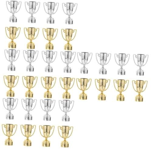 HYTROVE 32pcs Plastic Trophy for Boys and Girls Basketball Award Material Unique Design Easy to Carry