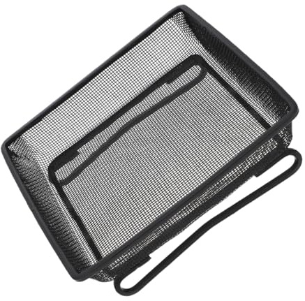 FIXOSHEE Comedero para Pájaros de Malla Cuadrado de Acero Inoxidable 17,5x17,5x6 Cm para Jardín y Patio, Bandeja de Alimentación Estable para Exteriores, Comedero de Plataforma para Aves