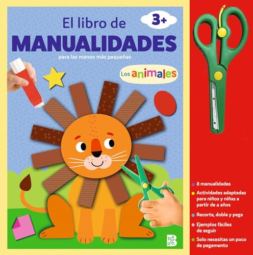 MANUALIDADES CON TIJERAS-LOS ANIMALES (EL LIBRO DE MANUALIDADES PARA LOS MÁS PEQUEÑOS)