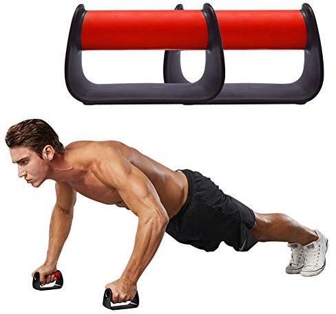 Feishibang Pushup Claw for Dielen Tragbare Push Up Bars for Menschen Fitness Home Workout GerÀte, Farbe Rot