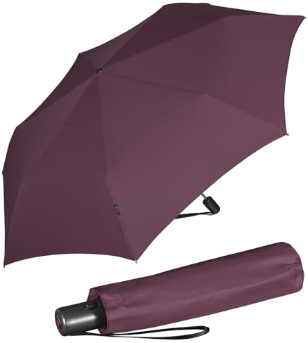 Knirps Taschenschirm Slim Duomatic - Burgundy