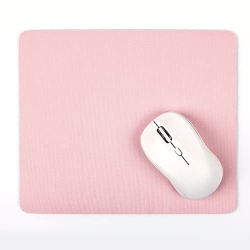AOKSUNOVA Mauspad Klein Office Mousepad 24 x 20 cm Mausunterlage Rosa