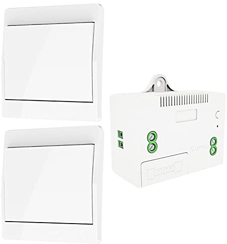 DieseRC Selbst-generierender Funk Lichtschalter, RF Funkschalter und Relais Empfänger, Controller mit Sicherung, Kinetischer Schalter ohne Batterie