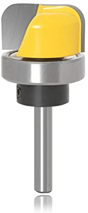 Mesee Round Nose Router Bits Set, 8mm Schaft Runde Holz Fräser Bit, Oberfräser Hohlkehlfräser, Core Box Fräser Für DIY CNC Graviermaschine Trimmmaschine Holzbearbeitung