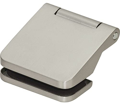 Dorma Glas Junior Office Türband Flügelteil (Türbeschalg) für Glastüren, Glasstärke 8-10mm, Türscharnier Alu Edelstahl Effekt Inhalt: 2 Stück