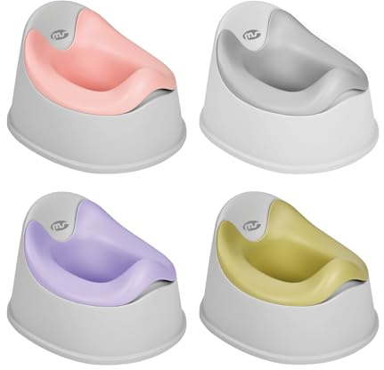 MS BabyWorld – Pack Orinal Seatty x4 – Orinal Infantil de Aprendizaje | Con Cubeta Extraíble | Inodoro Ergonómico para Bebé | Pack de 4 Unidades