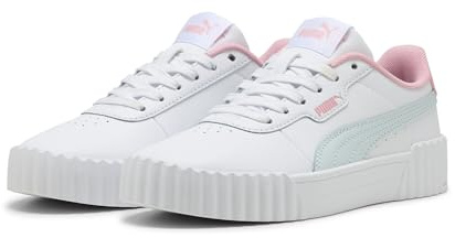 Puma Tenis Carina 3.0 Jrpara niña, Puma Cristal de mar Blanco, 36 EU