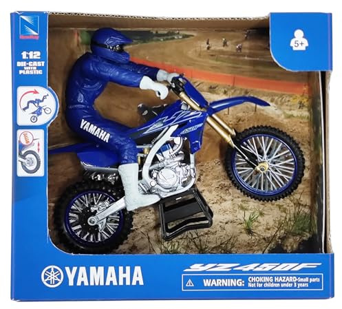 Moto Yamaha YZ450F con cascatore 1/12°