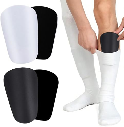 NOPVUFA 2 Coppie Parastinchi Calcio Bambino 6x10cm Piccoli Protettori Tibiali, Mini Parastinchi Calcio Protettori Tibiali Uomini, Attrezzatura di Protezione per Uomini Donne Bambini Ragazzi Ragazze