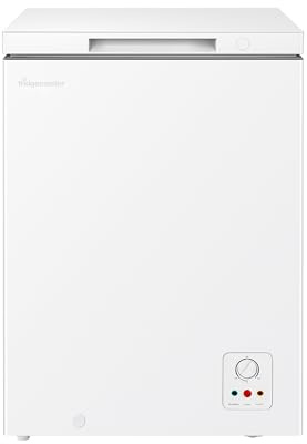 Fridgemaster Chest Freezer, 97 Litre, White, 4-Star Rating, Winter Guard, 85.8x57.8x44.4 cm