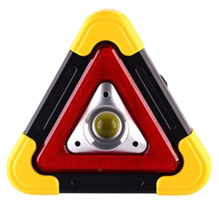 Reflex varningstriangel Triangel Varningsskylt Bil Arbetsljus Trafiksäkerhet Nödhaveri Larmlampa Bärbar