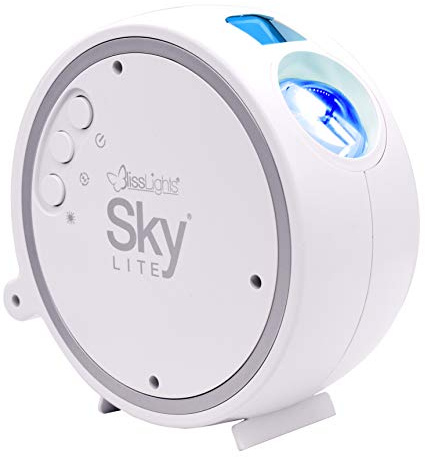 BlissLights Sky Lite - LED Laser Star Projector, Galaxy Projector, Nebula Light (Blue Stars, Blue Cloud)