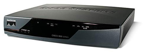 Cisco Integrated Services - Router (0.1 Gbit/s, con Cables, RIPv1, RIPv2, Ethernet, Fast Ethernet, SNMP, Telnet, HTTP, TCP/IP, PPTP, L2TP, IPSec, PPPoE) (Reacondicionado)
