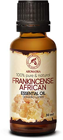 Weihrauchöl Afrikanisch 30ml - Boswellia Carterii - Olibanum Öl - Ätherische Weihrauchöle für Glatte Haut - Aromatherapie - Duftlampe - Aroma Diffuser - Yoga