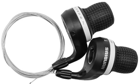 POFET 21-Gang-Fahrradschalthebel, Twist-Shifter-Hebel, Mountainbike, 3 x 7-Gang-Schaltgriff (1 Paar)