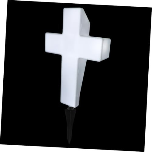 Abaodam Luz De Cruz Solar Cruz Solar Para Cementerio Cruz De Luz Solar Para El Cementerio Luces Solares De Cementerio Para Tumba Luz Solar Para Luces De La Tumba El Plastico