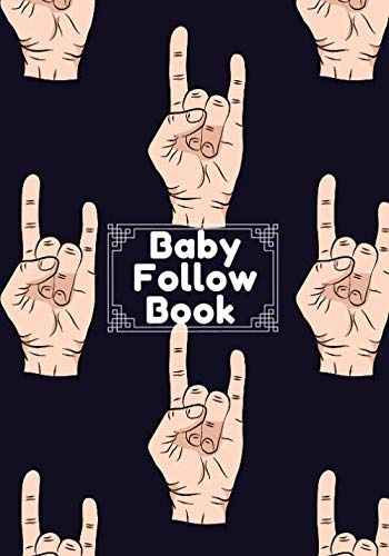 Baby follow book: Baby logbook Rock n roll and newborn nannies nanny, baby bottles, notebook on sleep, awakening and baby's health, diet, diapers, ... and moods of the infant. twin parent help.