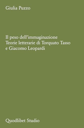 Il peso dell'immaginazione. Teorie letterarie di Torquato Tasso e Giacomo Leopardi