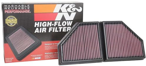 K&N Luftfilter kompatibel mit BMW 750i 4.4 2016- & BMW M550i xDrive 4.4 2018- (Satz von 2 Stück) (33-5086)