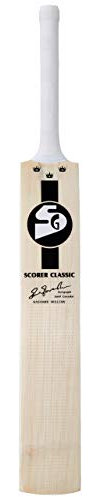 SG Scorer Klassischer Cricketschläger aus Kaschmirweide, Größe 4, Lederball