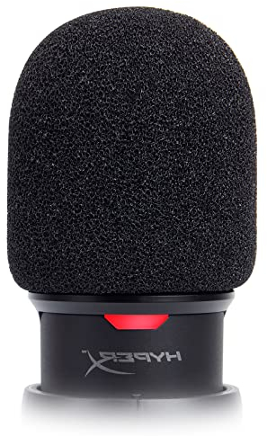 SUNMON SoloCast Microphone Windscreen - Gaming Mic Foam Covers ，Mic Foam Cover Pop Filter Compatible with HyperX SoloCast White by