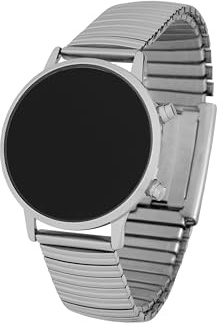 Marschall Senso Smart I S-BV I Deutsch sprechende Uhr mit Touch Glas I Einfache Bedienung I Alarmfunktion I Perfekt für Senioren, Blinde und Demenzkranke