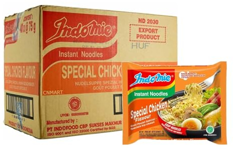 Instant Noodles Special Chicken - 75g (Pack of 40) | Authentic Indonesian Instant Noodles | Quick and Easy | Ready to Serve in Minutes