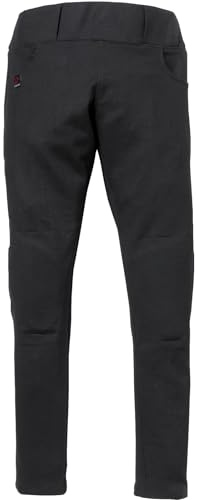 Black Premium Ladies Stretch Motorcycle Leggings UK 12 Black (Short Leg)