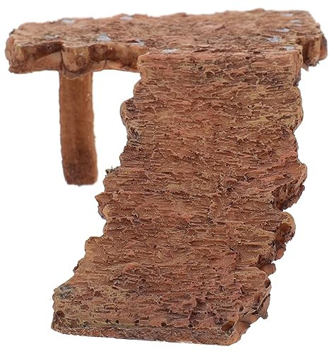 POPETPOP Schildkrötentank- Harz-aalen-plattform Für Wasserreptilien Natürlicher Look