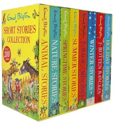 Short Stories Collection 8 Books Box Set by Enid Blyton (Animal, Nature, Springtime, Summer, Magic and Mischief, Winter, Rotten Rascals & Holiday Stories)