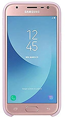 Samsung EF-PJ330 Dual Layer Schutzhülle für Galaxy J3 (2017) rosa