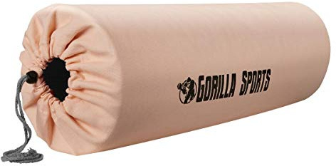 GORILLA SPORTS® yogaväska med bärrem rosa – mattpåse av bomull i 3 storlekar varianter 190 x 60cm