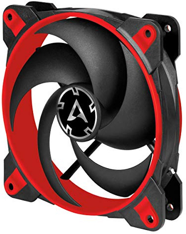 ARCTIC BioniX P120 - PC Fan, 120mm Gaming Case Fan with PWM Sharing Technology (PST), Pressure-optimised, quiet motor, Computer, Fan Speed: 200-2100 rpm - Red
