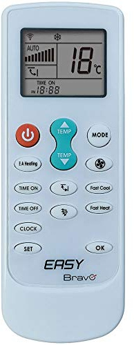 Telecomando universale per condizionatore climatizzatore Easy Bravo, compatibile con i principali marchi (Easy Bravo)